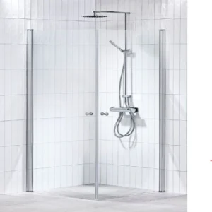 Duschhörn Rak 80×80 90×90 – komplett med installation