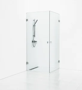 180° hörndusch med dörr 80x80