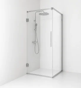 Langfoss hörndusch kombi 200 med linjeglas 80x82x200