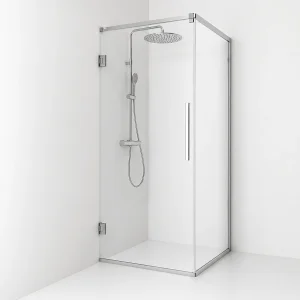 Langfoss hörndusch kombi 200 med linjeglas 80x82x200