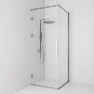 Langfoss hörndusch kombi 80x82x230 med linjeglas