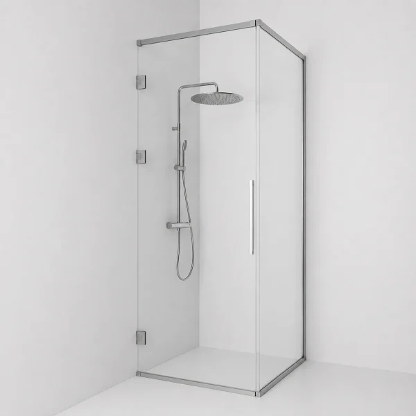 Langfoss hörndusch kombi 80x82x230 med linjeglas