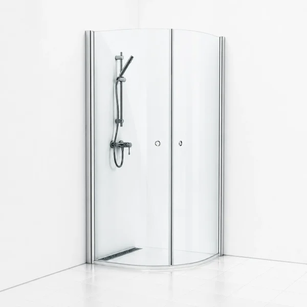 Skoga hörndusch halvrund 80×80